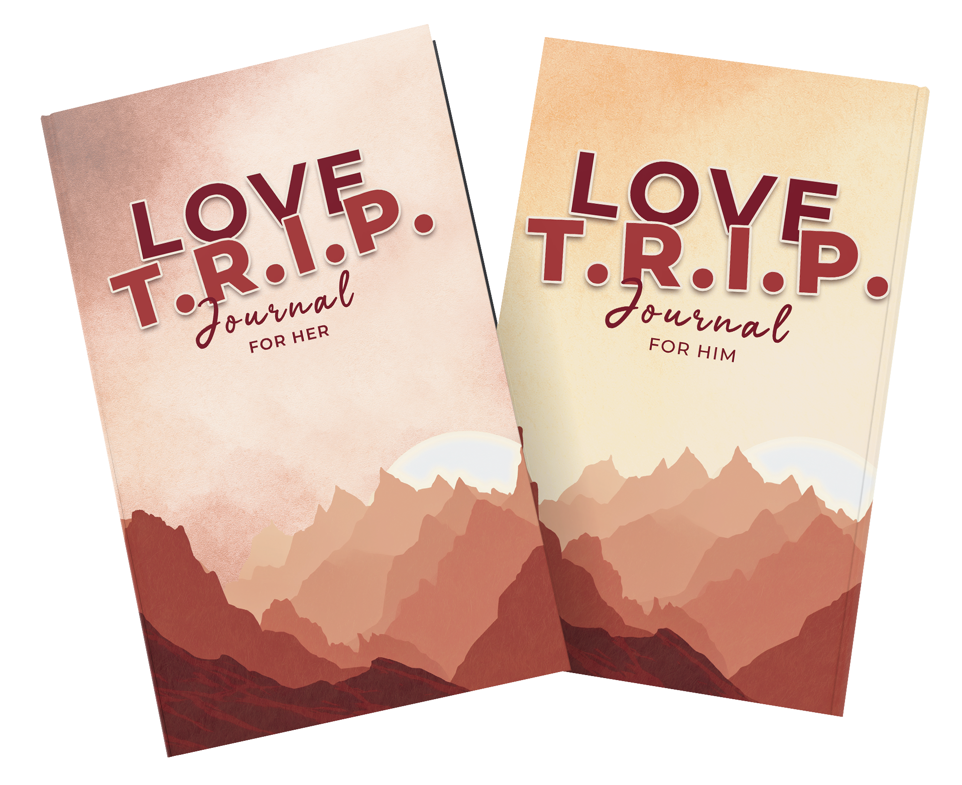 Love T.R.I.P. Journals for Him & Her